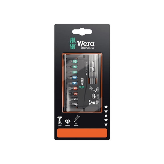 Wera 05073980001 Nut Driver Bit Set