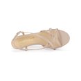 thumbnail image 4 of BLISSFUL STEP Women's Slingback Strappy Stiletto Heels Sandals Nude 8.5, 4 of 7