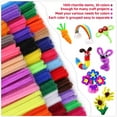 thumbnail image 4 of Lanney 1050 Pcs Pipe Cleaners Chenille Stems 30 Colors for Unisex Children Crafts Supplies, 4 of 8