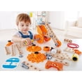 thumbnail image 4 of Hape: Junior Inventor: Deluxe Experiment Kit  - 57pc, Wooden Building Toy, Endless Construction Creativity Set, STEM Learning, Science, Kids Ages 4+, 4 of 5
