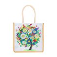 thumbnail image 1 of Bolsas Almacenamiento Compras Lino Verano DIY Con Pintura Diamantes 5D Cgtredaw, 1 of 8