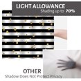 thumbnail image 6 of LALILO Kitchen Curtain Valance Gold Polka Dot Golden Rod Pocket Window Curtain 52"x 18" Set of 2, 6 of 6