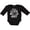 AB-Black, variant on Inktastic Future Goth Like My Aunt with Skulls Boys or Girls Long Sleeve Baby Bodysuit