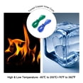 thumbnail image 4 of 18 Calibre Silicona Cable 18AWG Eléctrico Cable Trenzado Cable Flexible Estañado Cobre Cable Alta Temperatura Conexión Cable Azul y Verde 1,5 m/4,92 Pies 2uds, 4 of 7