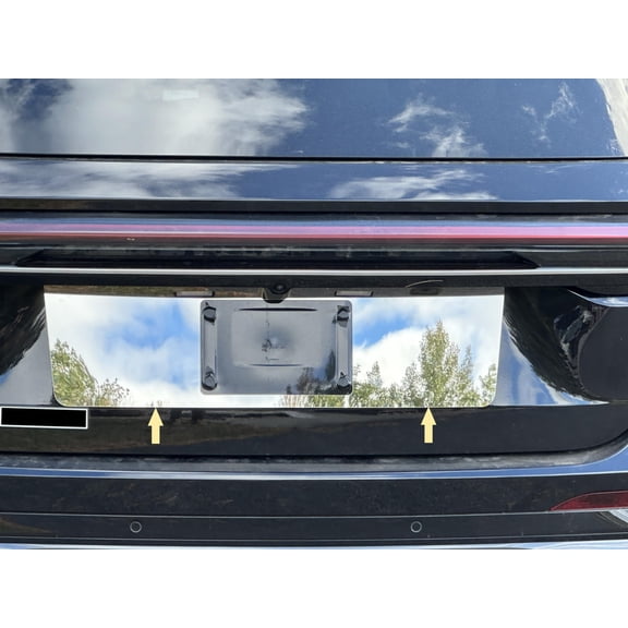 QAA part LP74660 is a 1 piece Stainless Steel License Plate Bezel that is compatible with Lincoln Nautilus 2024-2025