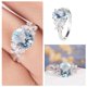 thumbnail image 3 of Anillo Natural Oval Aquamarine Anillo de Compromiso Mujeres Anillo Regalo para Ella, 3 of 8