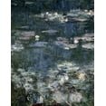 thumbnail image 2 of Monet, Claude 15x18 Black Ornate Wood Framed with Double Matting Museum Art Print Titled - Nympheas - Water Lilies - detail, 2 of 4