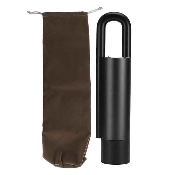 Aspiradora de polvo portátil Nikou inalámbrica recargable USB con luz limpieza hogar coche color negro