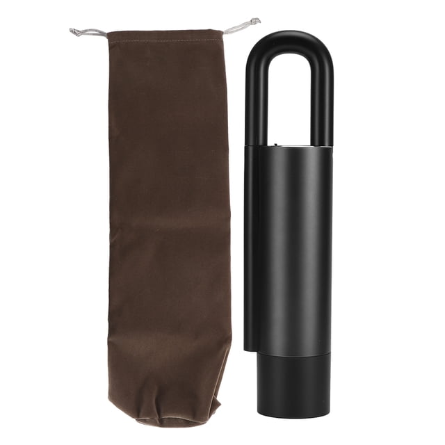Aspiradora de polvo portátil Nikou inalámbrica recargable USB con luz limpieza hogar coche color negro