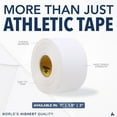 thumbnail image 2 of Howies Athletic Tape - 1" x 15yd White Athletic Tape, Pro Grade Strength - Sports Tape for Athletes and Medical Trainers, Fingers, Ankles, Wrist, Boxing, Football, Gymnastics (1), 2 of 6
