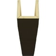 thumbnail image 3 of 10"W x 6"H x 16'L 3-Sided (U-beam) Hand Hewn Endurathane Faux Wood Ceiling Beam, Natural Ash, 3 of 23