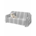 thumbnail image 2 of Gray Stripes Couch Cover for 2 Cushion Sofa, Vintage Minimalist Lines Texture Washable Loveseat Sofa Covers Slipcover for Sectional Sofas L-Shaped, Couch Throw Cover 71"x118", 2 of 9