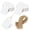 100pcs White, variant on 100pcs Gift Tags with String Attached, 1.7 x 2.8 inch Kraft Paper Hang Tags for Clothes DIY Crafts Wedding Holiday