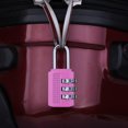 thumbnail image 1 of 3 Digit Combination Password Lock Zinc Alloy Security Zinc alloy Lock Suitcase Luggage Coded Lock Cabinet Locker Padlock, 1 of 9