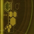 thumbnail image 1 of Ahgly Company Indoor Square Patterned Dark Yellow Green Area Rugs, 8' Square, 1 of 6