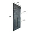 thumbnail image 3 of S Series 36in. X 84in.Carbon Gray Finished DIY Solid Wood Sliding Barn Door Slab-Hardware Track NOT Included, 3 of 5