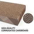 thumbnail image 7 of Prime Pets 2 Pack Cat Scratcher Cardboard with Catnip, Reversible Corrugate Cat Scratching Pad, 7 of 7