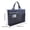 Dark Blue, variant on Extra Large Transparent Mesh Zipper Art Storage Pouch, Oversize Portable Mesh Organizer Bag, Multi-purpose Case for Art Supplies, Office Stationery and Daily Personal Small Items Storage