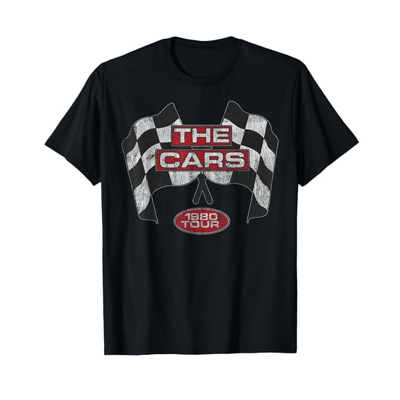 The Cars - 1980 Tour (Flags) T-Shirt
