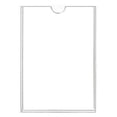 thumbnail image 1 of Soporte de pared para letreros de acrílico transparente de doble capa, resistente al desgaste y grueso, para empresas y hospitales., 1 of 14