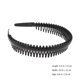thumbnail image 4 of 10 diademas con peine para dientes, diademas antideslizantes y rígidas, accesorios para el cabello para niñas, mujeres y mujeres (negro), 4 of 5
