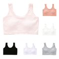 thumbnail image 6 of Utoimkio Girls Sports Bras Solid Color Crop Tops for Kids,Training Bra Cute Crop Tops for Girls Cami Bra 13-17 Years, 6 of 6