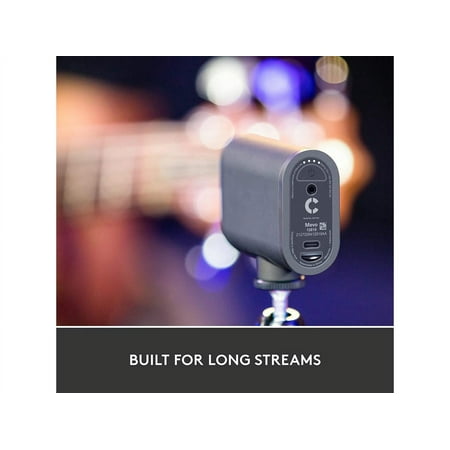 Logitech - Mevo Start Live Streaming Camera 3-Pack HD Action Camera - Black