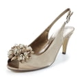 thumbnail image 6 of Lunar Womens Sabrina Corsage Court Shoes, 6 of 7