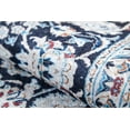 thumbnail image 5 of Madurai Navy Medallion Polyester Area Rugs for Living Room Washable Rugs Boho Moroccan Area Rug Soft Geometric Bohemian Carpet Distressed Indoor Rug for Bedroom Dining Room Office Nonslip Rug, 5 of 9