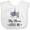 AA-White, variant on Inktastic My Mimi Loves Me Girl Unicorn Girls Baby Bib