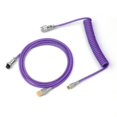 thumbnail image 1 of EPOMAKER Puff  Coiled USB Cable, Type C Detachable Mechanical Gaming Keyboard Cable for Win//Gamers, Suitable for RT100/TH68 PRO/TH80 PRO/TH96/TH80 SE/CIDOO V65. etc(Puff Pink), 1 of 8