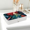 thumbnail image 6 of Mermaid PU Leather Earring Organizer with Removable Compartment - Portable Jewelry Stand, Bracelet Holder, Display Case, 6 of 6
