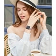 thumbnail image 7 of GEAK Compatible with Apple Watch Bands for Men Women 40mm 44mm 42mm 46mm 49mm 45mm 41mm 38mm Magnetic Metal Band for iWatch Ultra 3 2 SE 3 2nd Generation Series 11 10 9 8 7 6 5 4 3 2 1, Rose Gold, 7 of 7