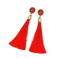 thumbnail image 2 of Soumake 1 Pair Women Earrings Anti-Rust Eye-Catching Durable Bohemia Tassels Earrings For Prom Fashion, 2 of 8
