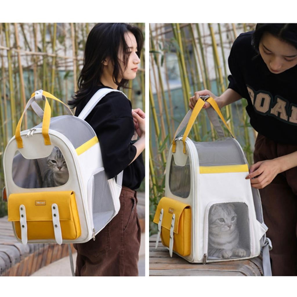 Dog Carrier Cage Four Season Cat Travel Carrier Bag Portable Carrier Backpacks
