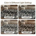 thumbnail image 7 of ODIKA 9'x12' Washable Area Rug Snake Serpent Forest Foliage Coiling Motif Woodland Symmetrical for Great Room, Indoor Concept, Large Living Low Pile, Flatwoven, 7 of 7