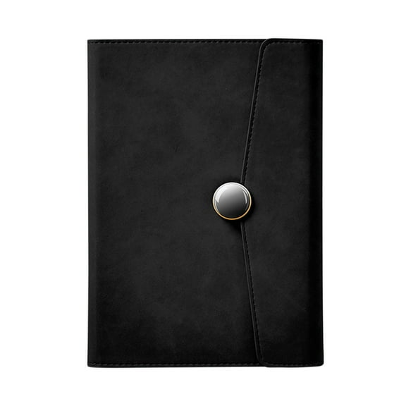 Hiroekza High End Business Notebook Leather Cover 8.66X6.49in 100 Sheets Paper with Magnetic Clasp for Office Professionals Gift