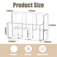 thumbnail image 3 of Organizador Acrílico de 2 Niveles para Sobres de Bebidas, Ideal para Saborizar Agua y Preparar Bebidas en Polvo. Almacenamiento en la Despensa o Armario de la Cocina., 3 of 5