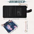thumbnail image 3 of Small Wallet For Women Bifold Leather Pocket Coin Credit Card Holder With RFID Blocking Axolotls Swimming, 3 of 6