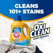 ARM & HAMMER Plus OxiClean Ultra Stain Fighters Liquid Detergent, Clean Meadow, 96.2 Fl Oz
