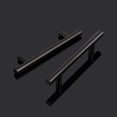 thumbnail image 2 of HWZWT Black Solid Cabinet Pulls 4 Inch Style Handles 20 Pack Kitchen Cabinet Handles 102mm, 2 of 5