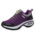 thumbnail image 2 of Mostsola Sneakers for Women Slip on Sock Shoes with Arch Support Knit Mesh Platform Walking Shoes, 2 of 7
