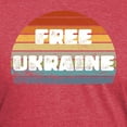 thumbnail image 3 of CafePress - Free Ukraine Men's Deluxe T Shirt - Mens Tri-blend T-Shirt, 3 of 4