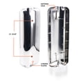 thumbnail image 3 of TORQUE Chrome Mirror Cover Pair Set Replacement for 1996-2004 Freightliner Century Columbia Semi Trucks Driver Left Side LHD Passenger Right Side RHD (TR034-L TR034-R), 3 of 9