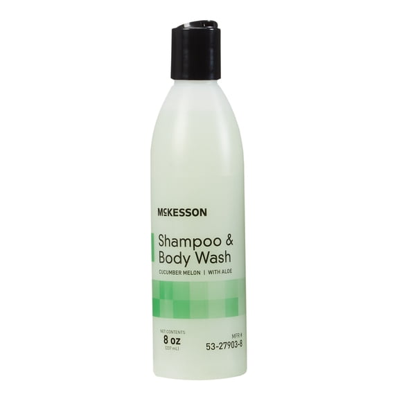 McKesson Shampoo and Body Wash with Collagen - Cucumber Melon Scent, 8 oz, 1 Ct