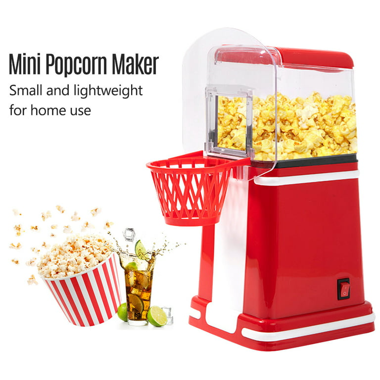 Hot Air Popcorn Popper Maker, 4-Quart Mini Popcorn Maker Machine