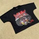 thumbnail image 3 of Camisetas con estampado de manga Y2K para mujer, ropa divertida Y2K, con la imagen de Screaming Goat, 3 of 5