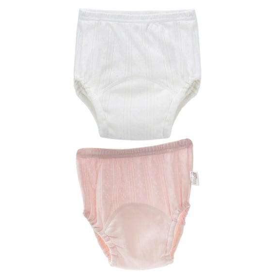 LOLIPPYY 2pcs Cotton Baby Diapers Pants Washable Absorbent for Shopping Infant Girl