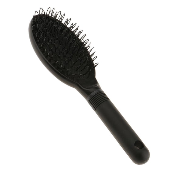 Cepillo antiestático para extensiones de cabello Yuyangstore Cepillo de bucle de extensión de cabello Negro