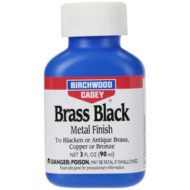 BIRCHWOOD CASEY BRASS BLACK METAL TOUCHUP FINISH 3 OZ